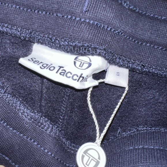 Sergio Tacchini navy sweatpants SMALL NEW - Picture 4 of 4